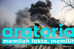 Kebakaran Gedung Bakamla di Jalan Proklamasi Diduga Korsleting Listrik