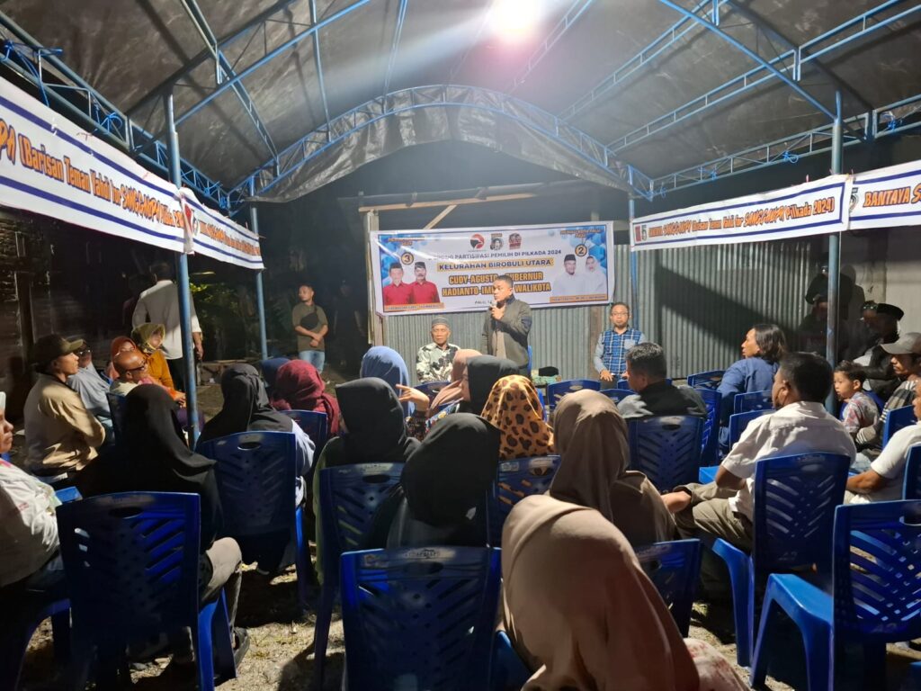 Petahana Wali Kota Hadianto Rasyid Ajak Warga Tanggul Utara Berperan Aktif dalam Pembangunan