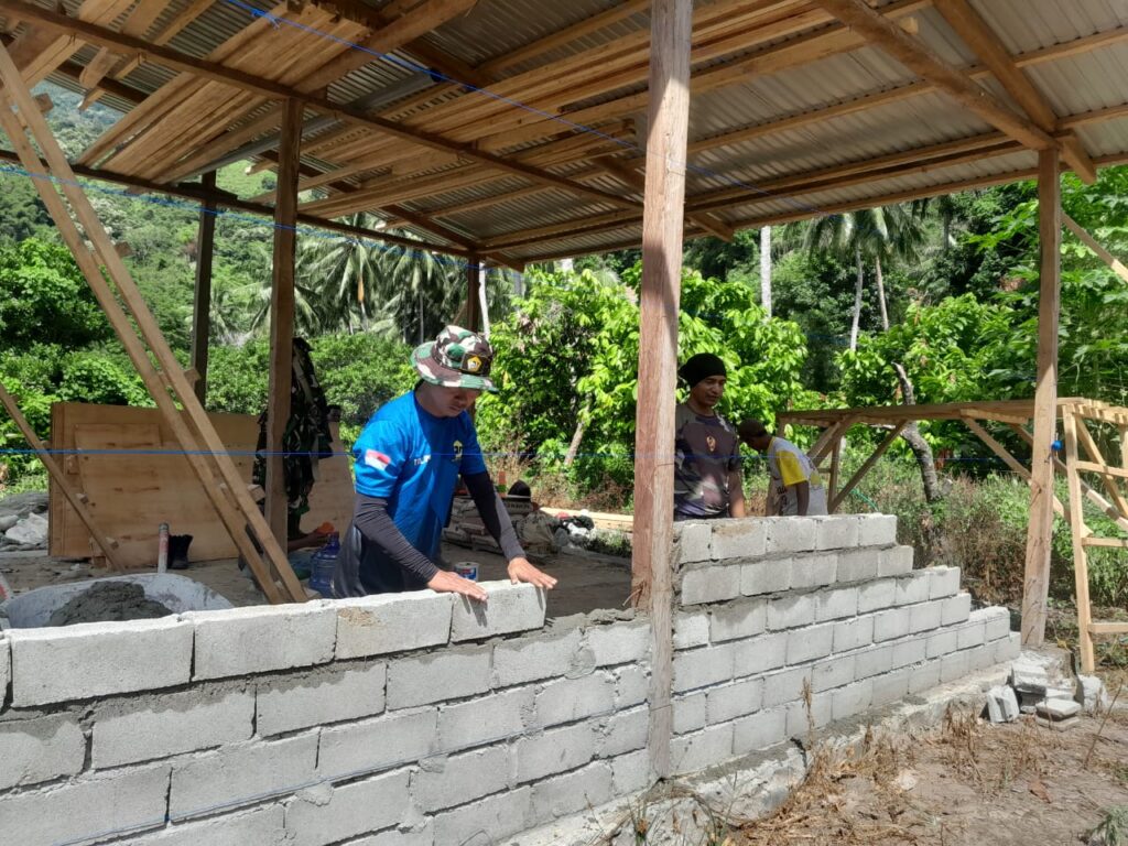 Kodim 1306/Kota Palu Wujudkan Mimpi Masyarakat di Desa Palasa Parigi Moutong