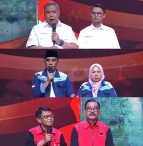 Tiga Pasangan Calon Gubernur Sulteng Tampil Debat Perdana di Jakarta