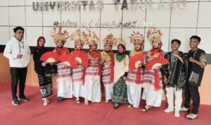 Tari Kabeloa Karya Dr Andi Imrah Dewi Tampil di Hadapan Pejabat Kemenkeu RI