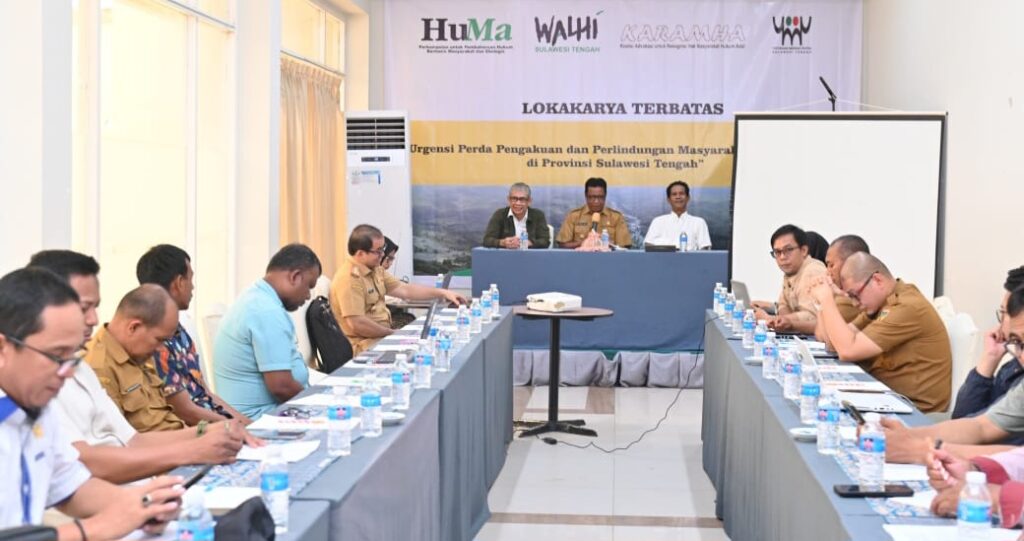 Sulteng Segera Punya Perda Pengakuan dan Perlindungan Masyarakat Hukum Adat