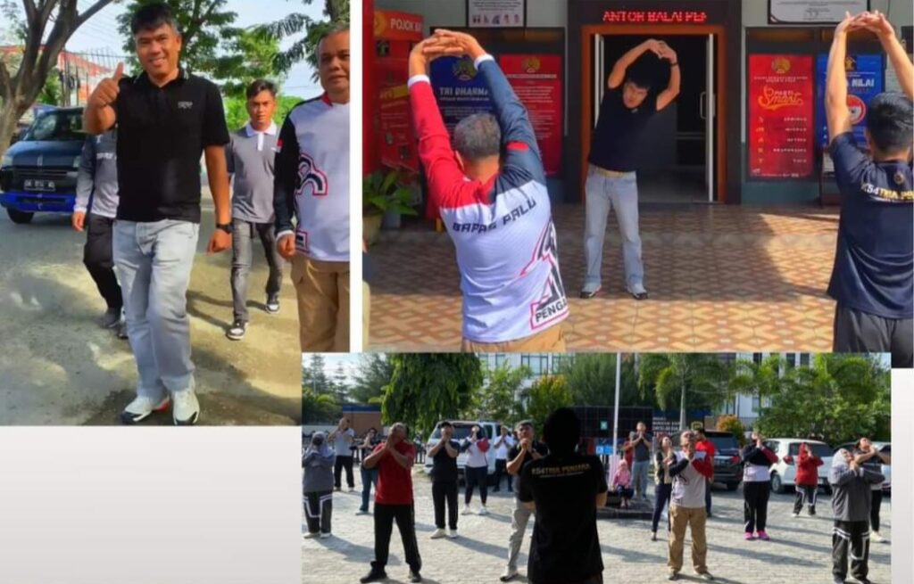 Bapas Palu Gelar Jumat Sehat, Tingkatkan Kesehatan dan Semangat Kerja Pegawai