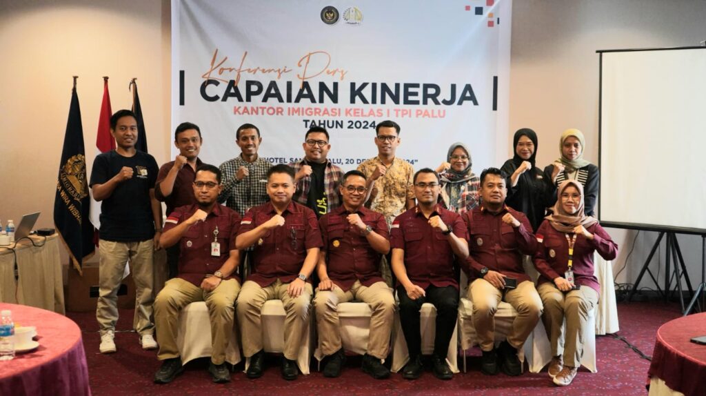 Kantor Imigrasi Kelas I TPI Palu Torehkan Capaian Kinerja Gemilang Tahun 2024