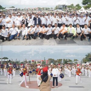 Semarak, Jalan Santai dan Bakti Sosial Lintas Generasi Purna Praja Sulteng