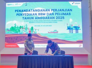 Pertamina Patra Niaga Sulawesi – Polda Sulut Teken Perjanjian Penyediaan BBMP