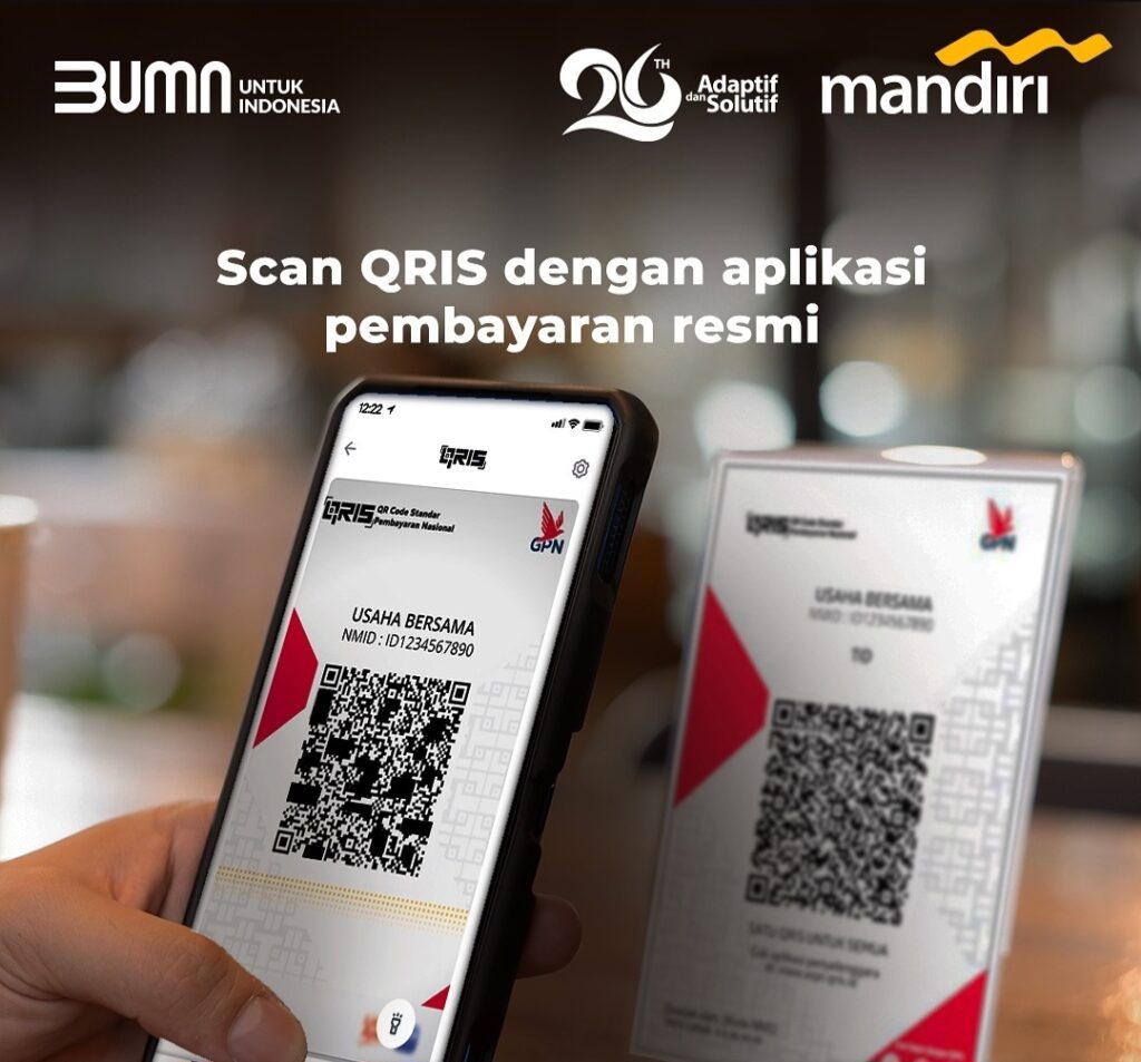 Ada Cashback Pembayaran Pakai Qris Bank Mandiri, Promo Menyasar 15 Toko