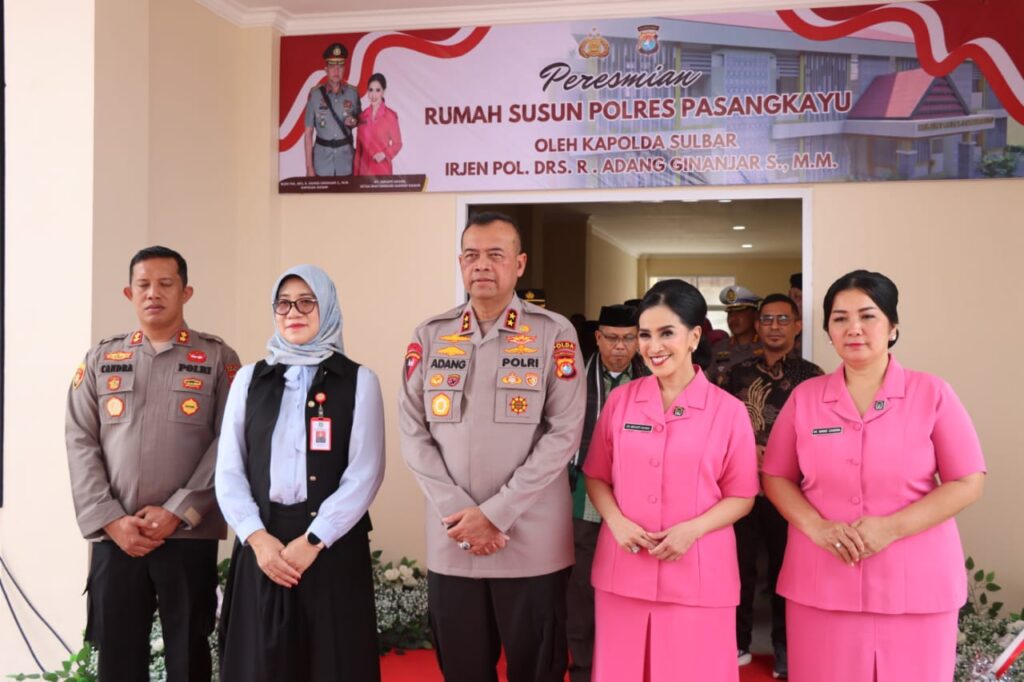 Rusun Polres Pasangkayu Diresmikan, Herny Sampaikan Apresiasi