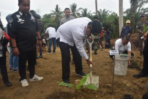 Sekda Pasangkayu Dampingi Pj Gubernur Sulbar Penanaman 2.000 Bibit Cavendish