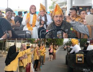 Warga, Padat Karya hingga ASN Antusias Sambut Kedatangan Hadianto – Imelda