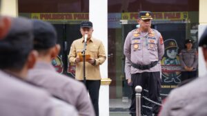 Wali Kota Palu Bacakan Amanat Kapolri: Pelayanan Ramah dan Responsif Prioritas