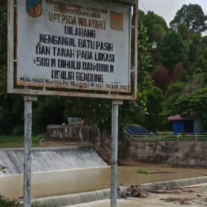 Tabrak Larangan, Penambangan Pasir Desa Silutung Hanya 200 Meter dari Bendung Irigasi Tada