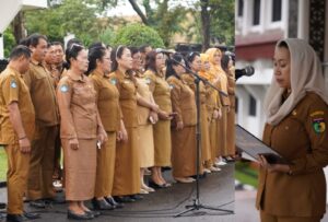 Imelda Pimpin Upacara Peringatan Hari Lahir Pancasila Lingkup Pemkot Palu