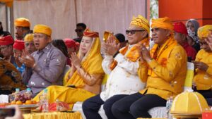 Sinergi Antar Pemerintah Daerah, Wakil Wali Kota Palu Hadiri Puncak HUT Sigi