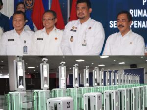 Menteri Imipas Resmikan 30 Unit Autogate di Bandara Kualanamu  