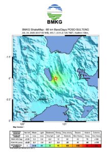 Gempa Magnitudo 6,0 Guncang Poso, BMKG: Tidak Berpotensi Tsunami