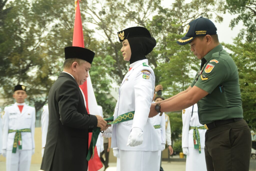 Kukuhkan Paskibraka Kota Palu, Hadianto: Ini Jadi Catatan Sejarah