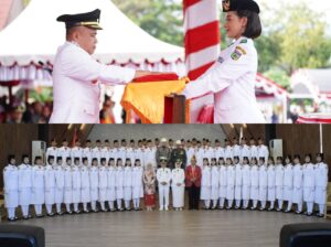 Hadianto Inspektur Upacara HUT RI, Paskibraka Kota Palu Dapat Apresiasi