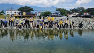 Ada  Pelepasan Benih Ikan di Embung Pendidikan “Rano Tadulako”