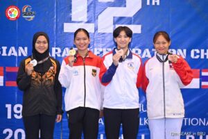 Mahasiswi Untad Raih Medali Emas di Kejuaraan SEAKF Brunei