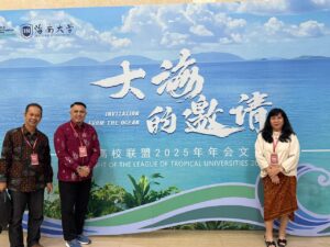 Untad Ikut  LTU 2025 Summit di Hainan China
