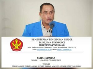 Untad Terapkan Perkuliahan Daring Pasca Bentrok Mahasiswa