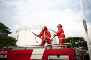 Simulasi, Pertamina Patra Niaga Gerak Cepat Atasi Insiden di Fuel Terminal Luwuk