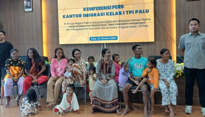 Imigrasi Palu Siapkan Proses Pemulangan 15 Warga Negara Filipina