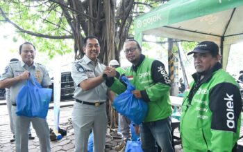 Jasa Raharja Hadir di Tengah Komunitas Ojol Rawa Buaya Jakarta  