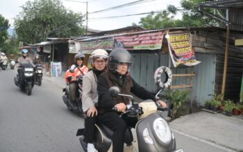 Naik Sepeda Motor, Wali Kota Palu Susuri Wilayah Kelurahan Tondo