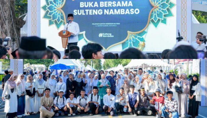 Ribuan Warga Hadiri Bukber Sulteng Nambaso di Jalan Samratulangi Palu