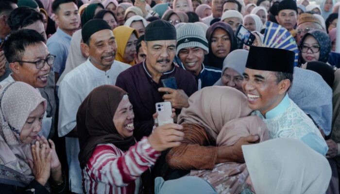 Ribuan Warga Hadiri Halalbihalal Gubernur Anwar Hafid di Wosu Morowali