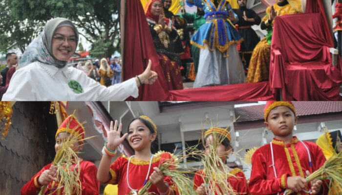 Diah Puspita Apresiasi Kreativitas Siswa Semarakkan Pawai Budaya Hardiknas 2026