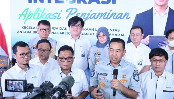 Jasa Raharja – BPJS Ketenagakerjaan Integrasikan Aplikasi Layanan Jaminan Kecelakaan