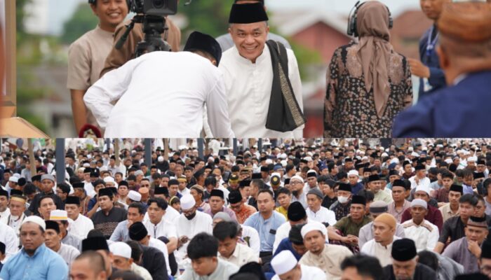 Lapangan Vatulemo Dipadati Ribuan Jamaah Salat Iduladha Pemkot Palu
