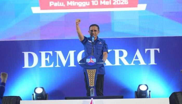 Anwar Hafid Serukan Politik Berbasis Data – Kerja Nyata di Musda V Demokrat Sulteng