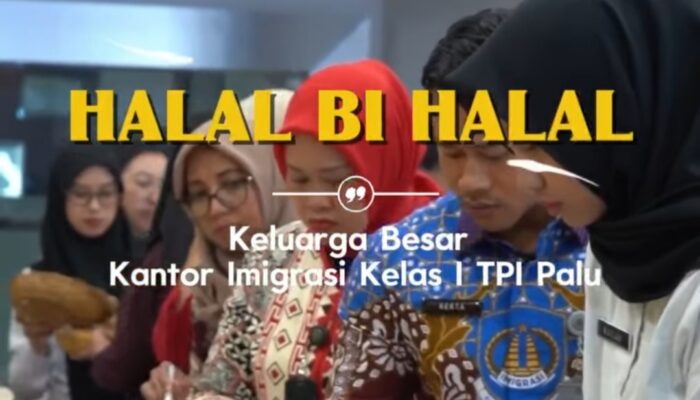 Kantor Imigrasi Palu Halalbihalal Iduladha