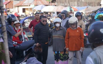 Tertibkan Pasar Inpres Manonda, Wali Kota Tegur Pedagang Jualan di Tepi Jalan