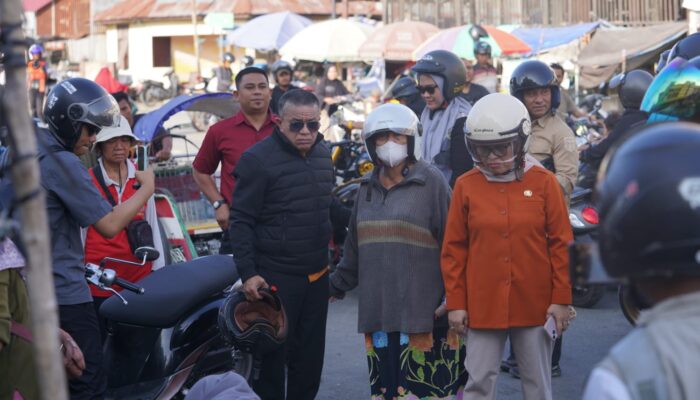 Tertibkan Pasar Inpres Manonda, Wali Kota Tegur Pedagang Jualan di Tepi Jalan