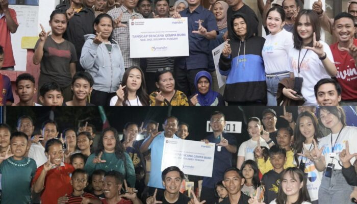 Gerak Cepat Bank Mandiri Bantu Korban Gempa Sigi: Salurkan Makanan hingga Terpal
