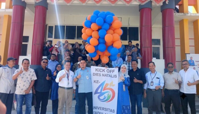 Kick-Off Pekan Akademik dan Dies Natalis ke-45, Rektor Prof Amar: “KITA” Untad