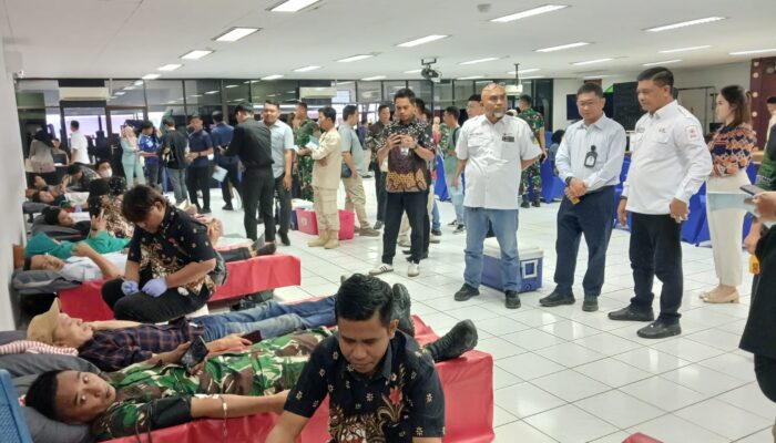 Target Ratusan Kantong, Bank Mandiri Palu Donor Darah Sambut HUT ke-28