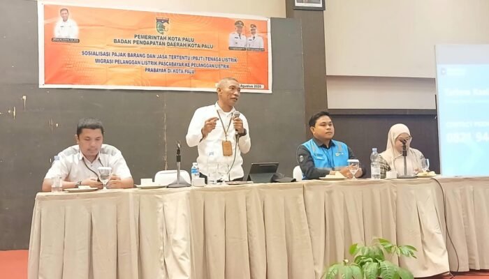 Bapenda Palu Sosialisasi PBJT Tenaga Listrik, Ajak Masyarakat Migrasi ke Listrik Prabayar