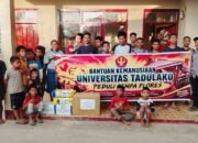 Merawat Solidaritas, Untad Kembali Salurkan Donasi untuk Korban Gempa NTT