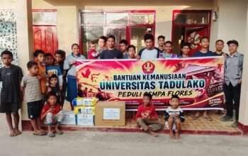 Merawat Solidaritas, Untad Kembali Salurkan Donasi untuk Korban Gempa NTT
