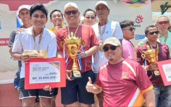 Untad Pertahankan Gelar Juara Turnamen Tenis Rektor Cup