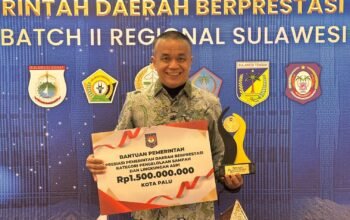Kota Palu Raih Penghargaan Pengelolaan Sampah dan Lingkungan Asri