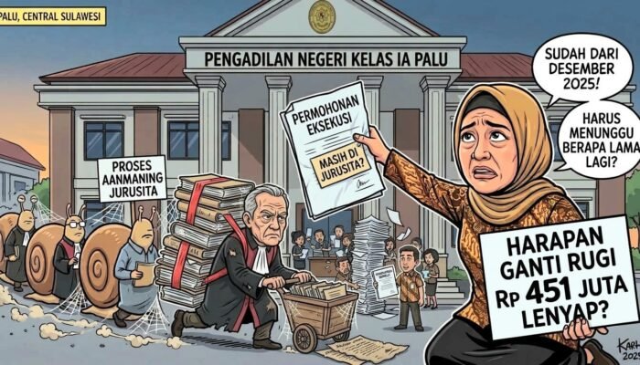 Dipertanyakan, Lambannya Tindak Lanjut Eksekusi di PN Palu