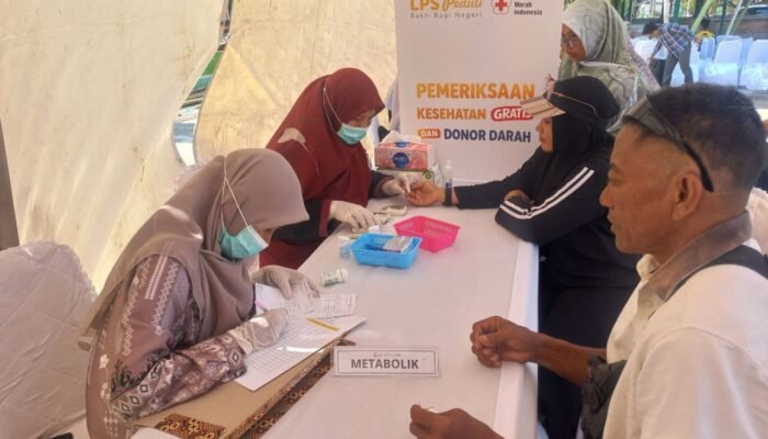HUT ke-21 LPS: Ratusan Warga Nikmati Layanan Kesehatan Gratis