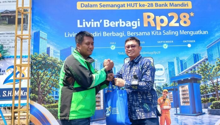 Bank Mandiri Aksi Sosial Serentak hingga Edukasi Transaksi Digital Rayakan HUT